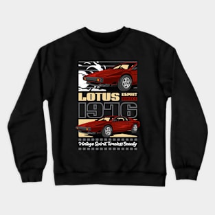 Retro Lotus Car Crewneck Sweatshirt